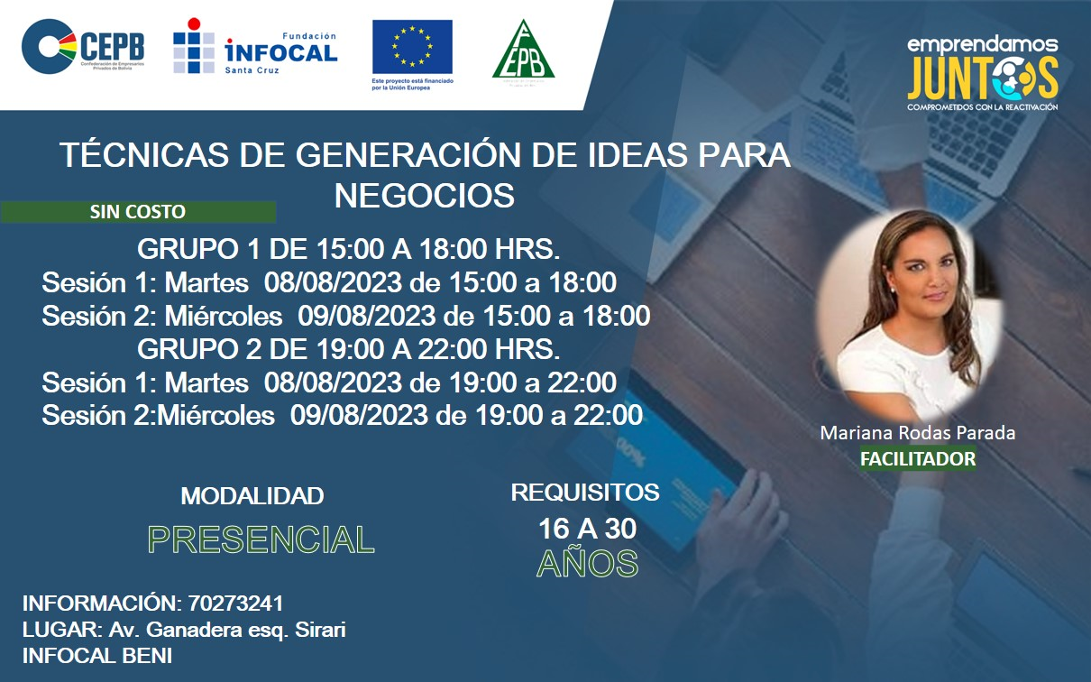 Course Image TÉCNICAS DE GENERACIÓN DE IDEAS PARA NEGOCIOS