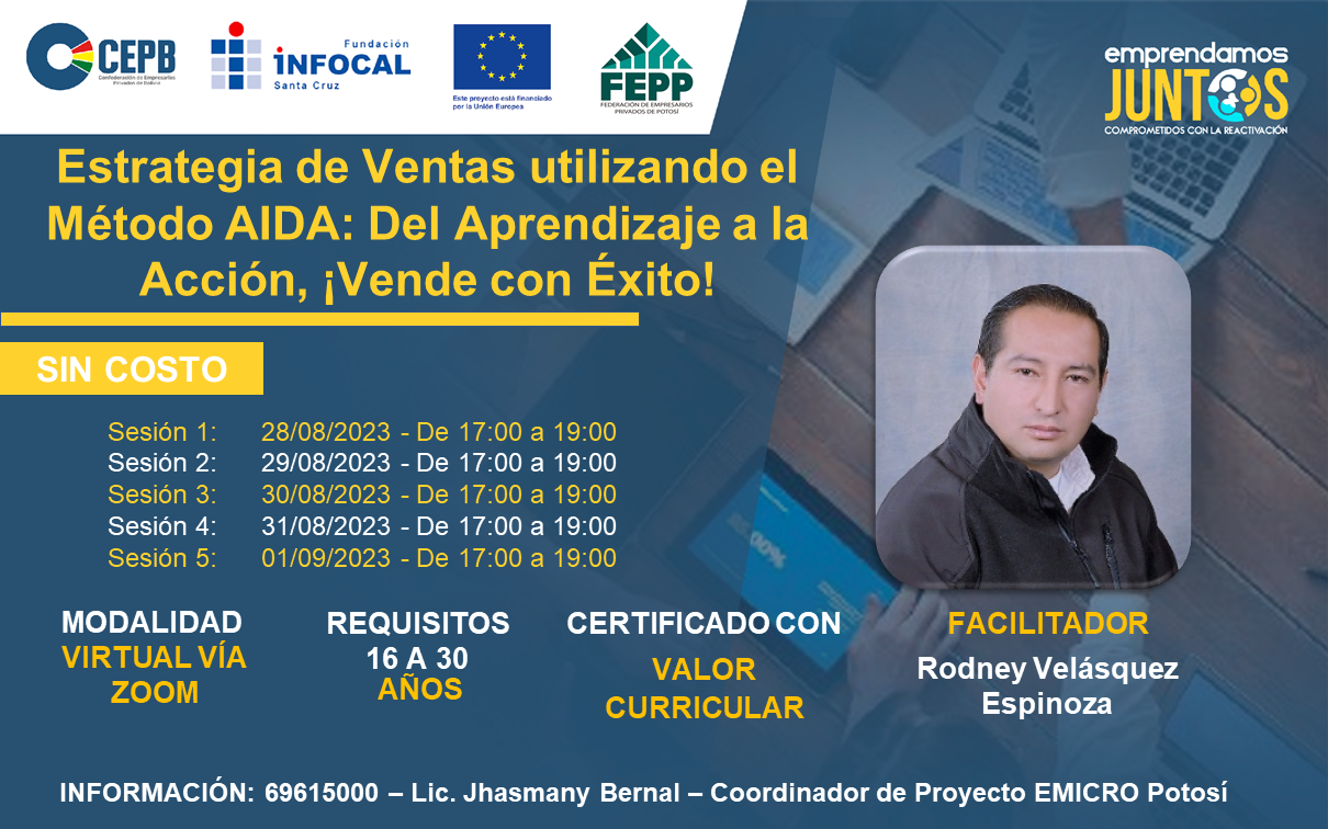 Course Image Estrategia de Ventas utilizando el Método AIDA: Del Aprendizaje a la Acción, ¡Vende con Éxito!