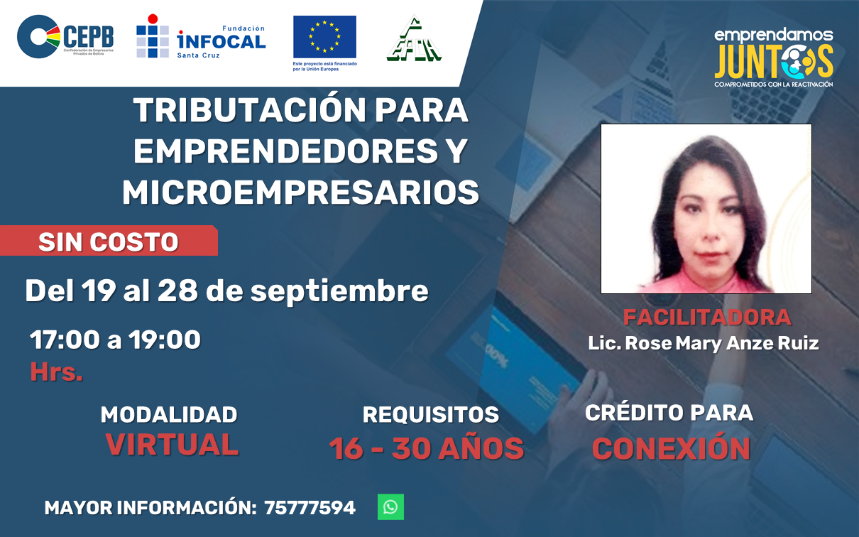 Course Image TRIBUTACIÓN PARA EMPRENDEDORES Y MICROEMPRESARIOS