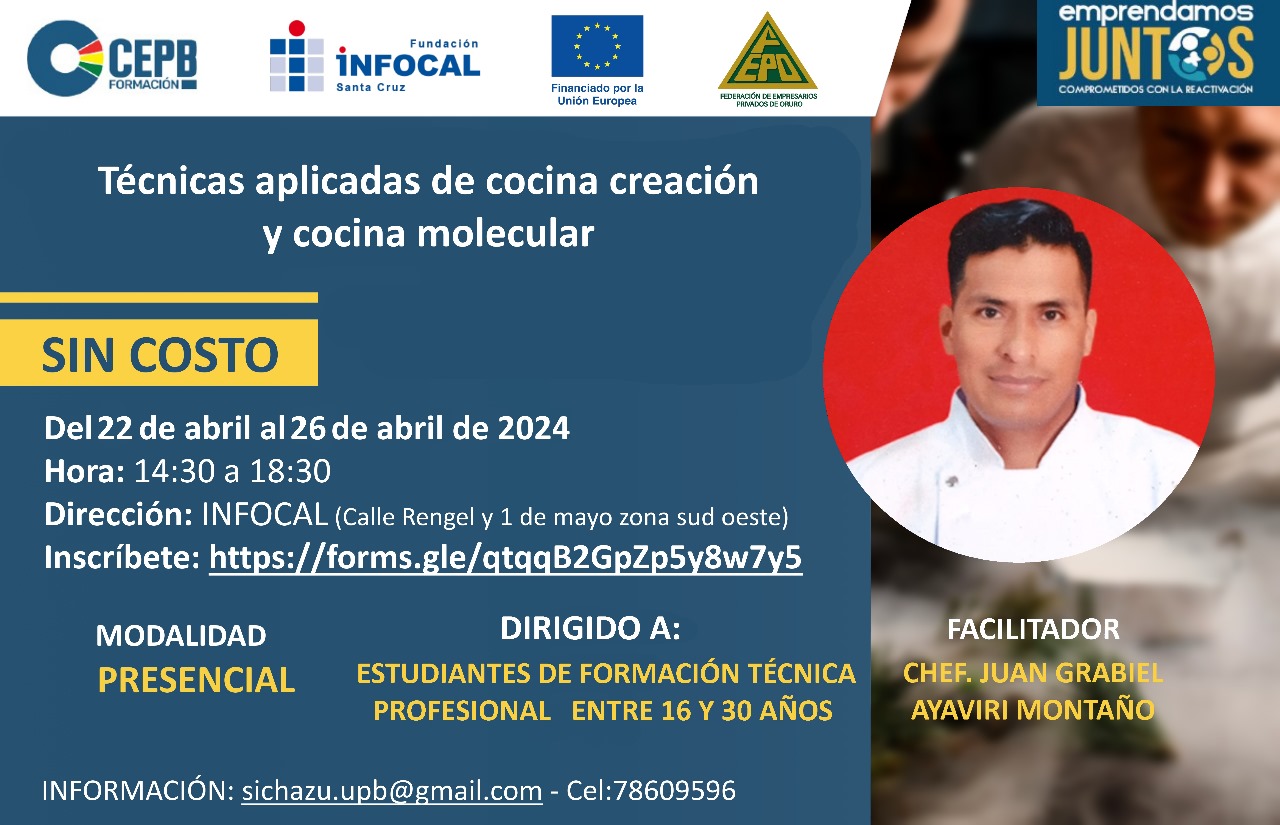 Course Image TÉCNICAS APLICADAS DE COCINA CREACIÓN Y COCINA MOLECULAR