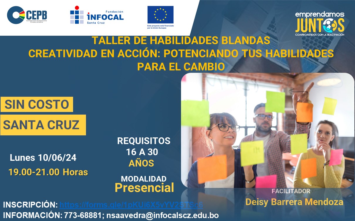 Course Image CREATIVIDAD EN ACCIÓN: POTENCIANDO TUS HABILIDADES PARA EL CAMBIO