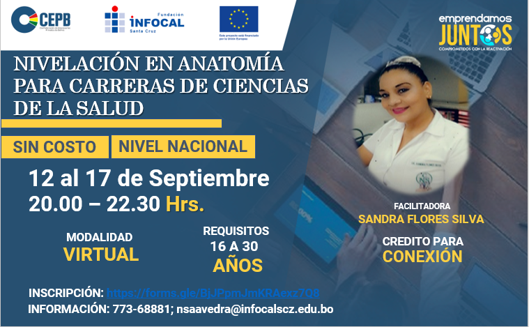 Course Image NIVELACION EN ANATOMIA PARA CARRERAS DE CIENCIAS DE LA SALUD