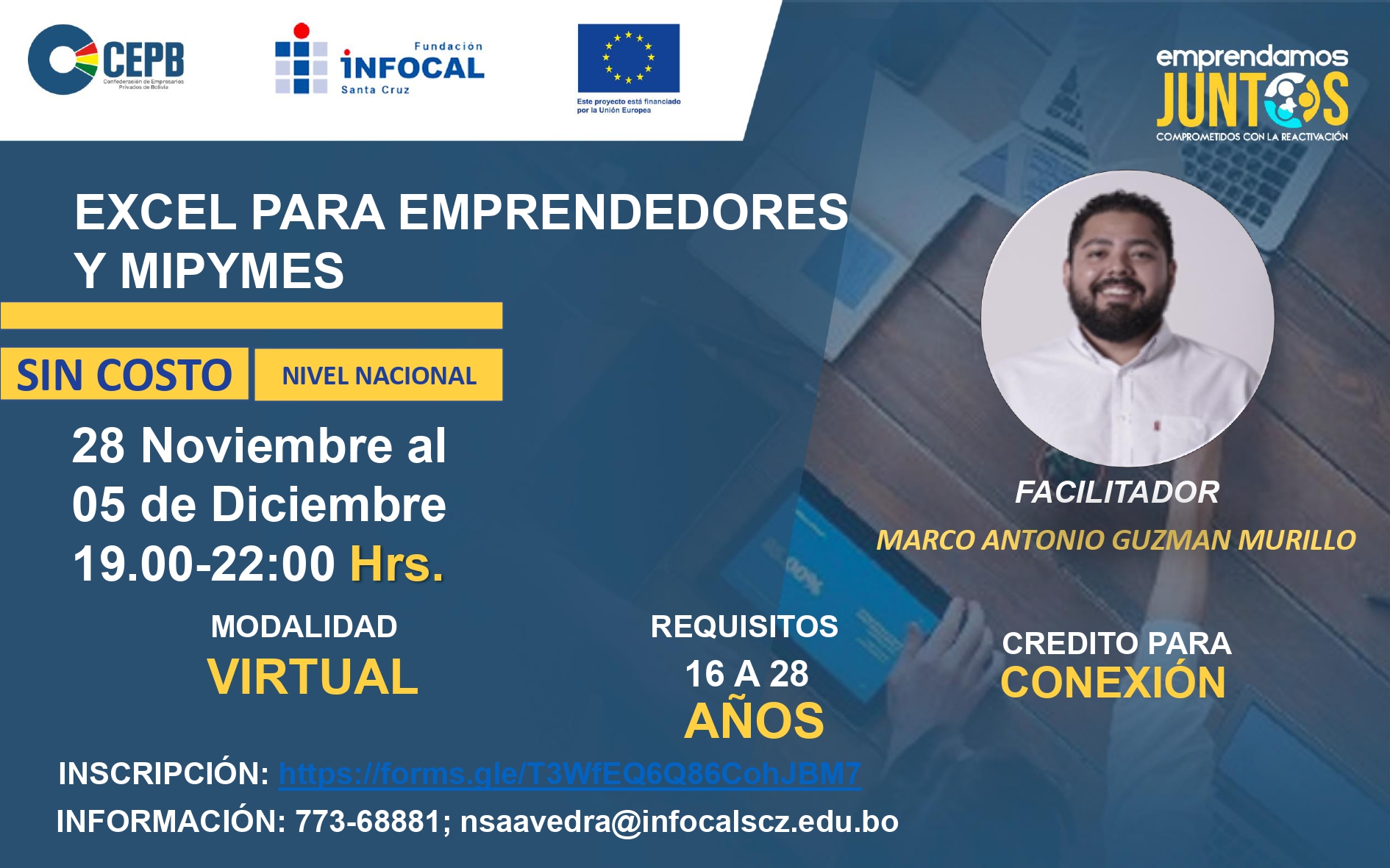 Course Image EXCEL PARA EMPRENDEDORES Y MIPYMES