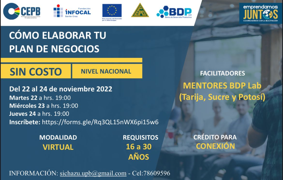 Course Image COMÓ ELABORAR TU PLAN DE NEGOCIOS